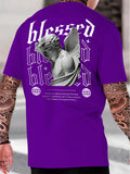 Streetwear Blessed Cotton Shirt Men's T-Shirt