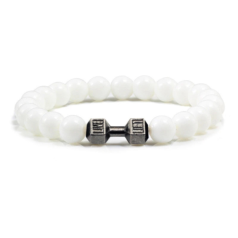 Pulseira de pedra vulcânica