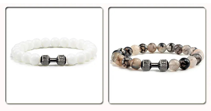 Pulseira de pedra vulcânica