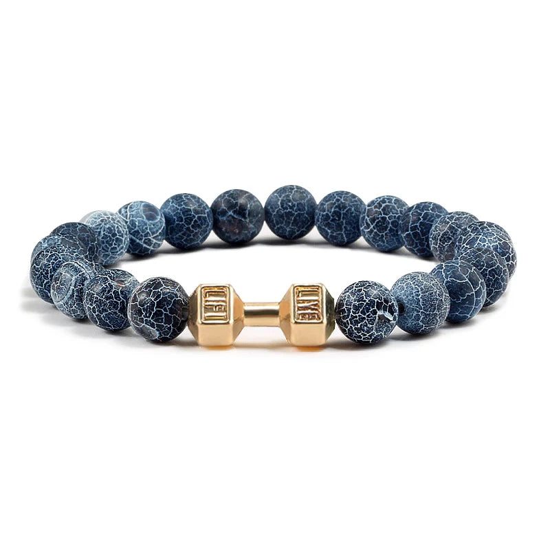 Pulseira de pedra vulcânica
