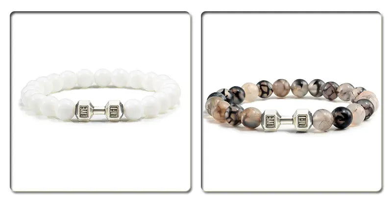 Pulseira de pedra vulcânica