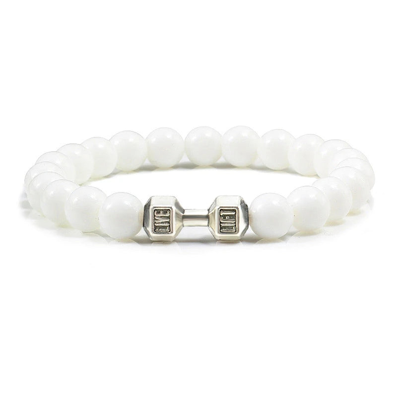 Pulseira de pedra vulcânica