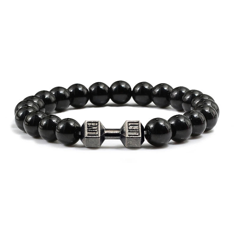 Pulseira de pedra vulcânica