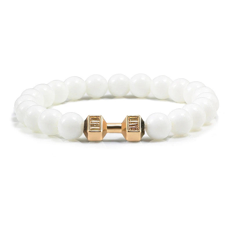 Pulseira de pedra vulcânica