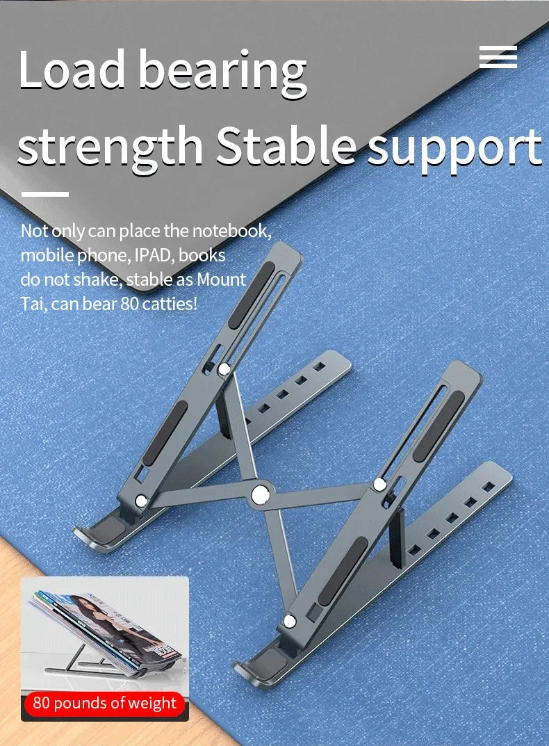 Suporte dobrável para laptop ajustável