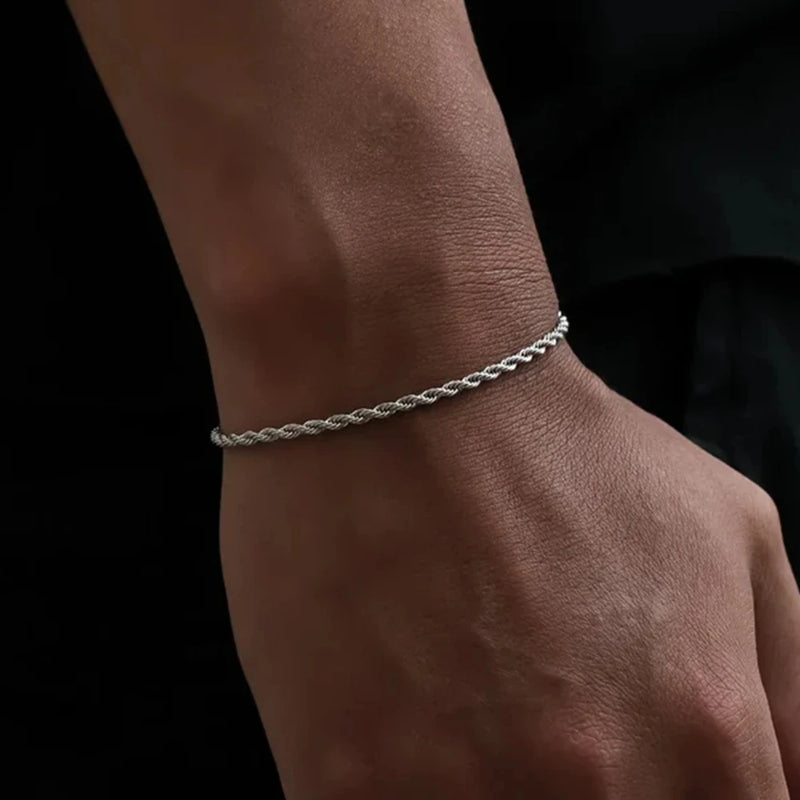 Pulseiras masculinas de aço