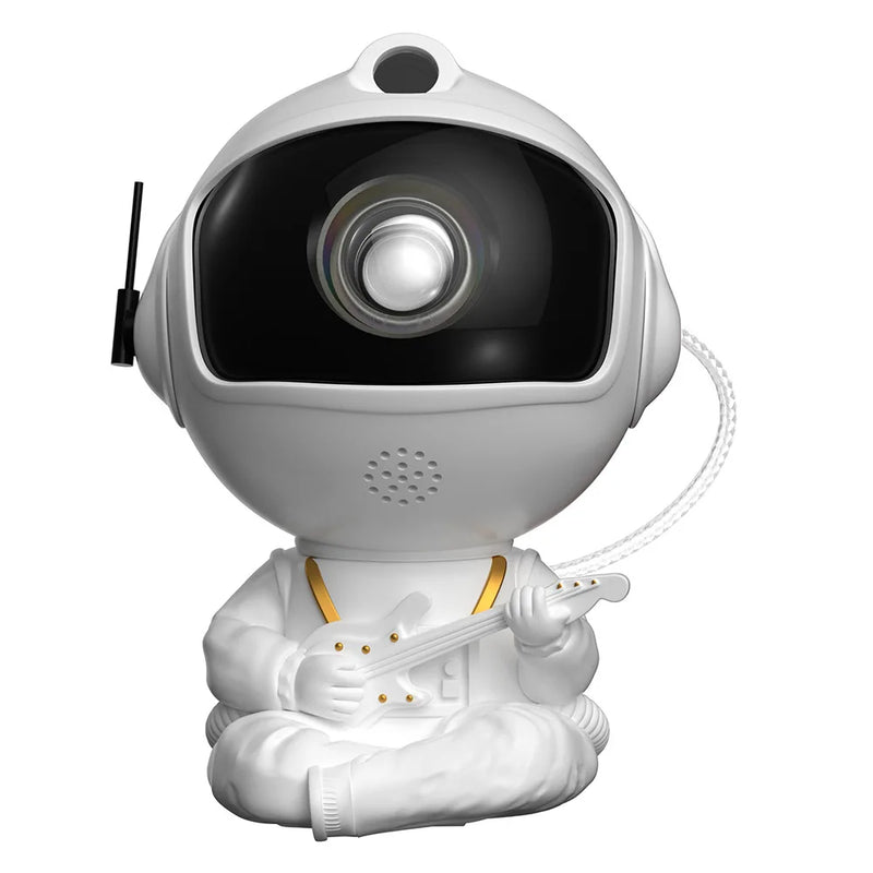 Projetor Galáxia Estrela Astronauta — Luminária de Céu Estrelado e Nebulosa, Decoração para Quarto, Luz Noturna LED para Crianças e Adultos, Presente Criativo