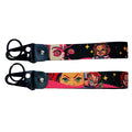 Chaveiro com Bico de Águia Estilo Halloween – Lanyard Porta-Crachá Anime/Mangá com Pingente USB e Acessórios Portáteis