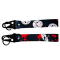 Chaveiro com Bico de Águia Estilo Halloween – Lanyard Porta-Crachá Anime/Mangá com Pingente USB e Acessórios Portáteis