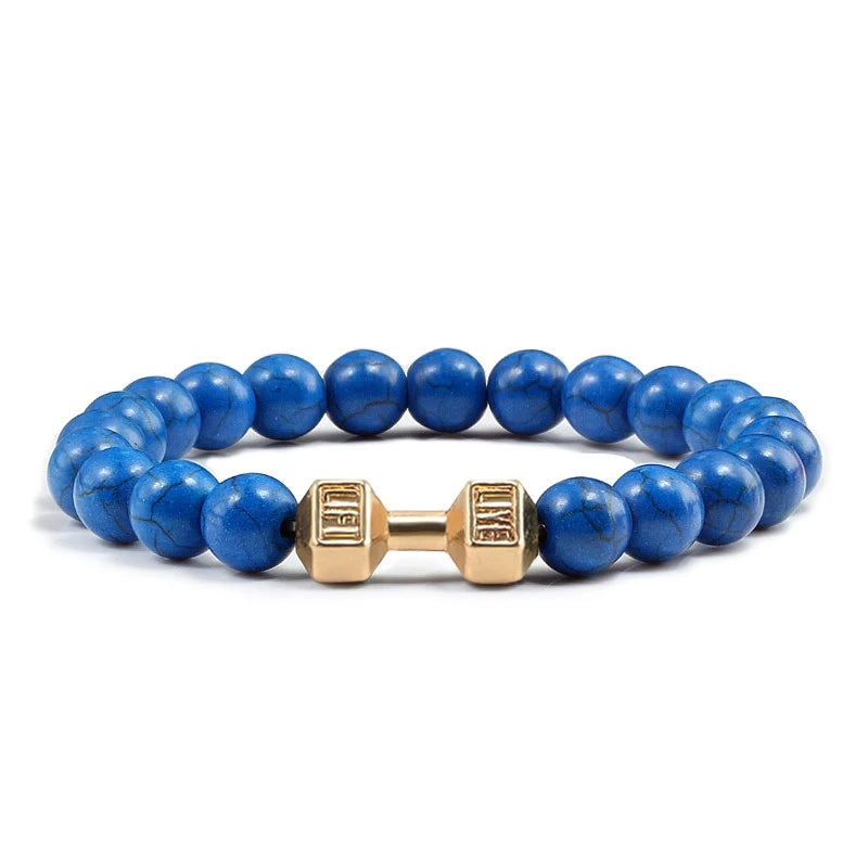 Pulseira de pedra vulcânica