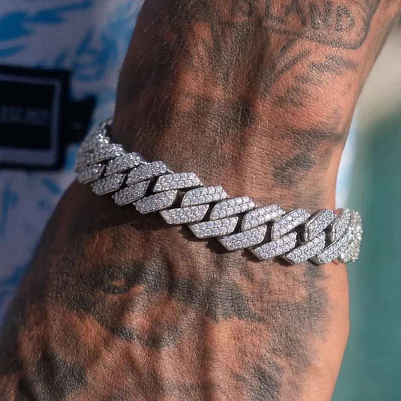 Pulseiras masculinas de aço
