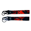 Chaveiro com Bico de Águia Estilo Halloween – Lanyard Porta-Crachá Anime/Mangá com Pingente USB e Acessórios Portáteis