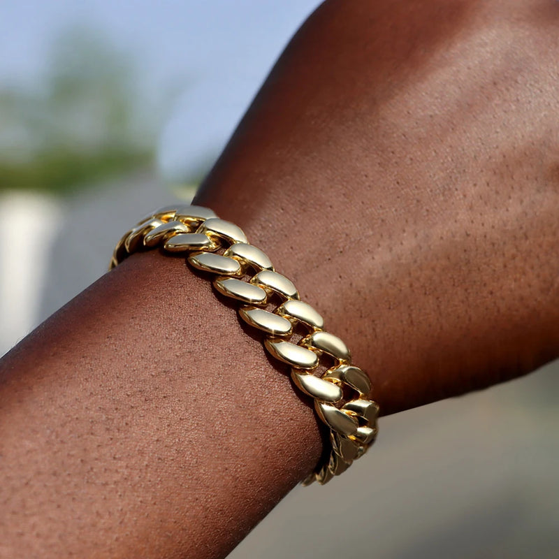 Pulseiras masculinas de aço