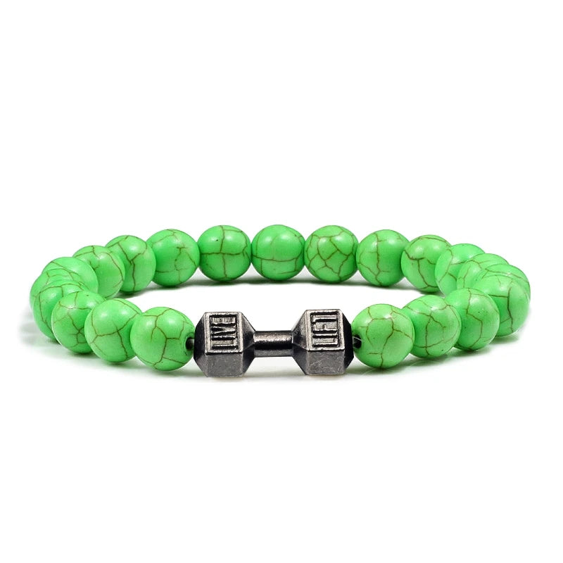 Pulseira de pedra vulcânica