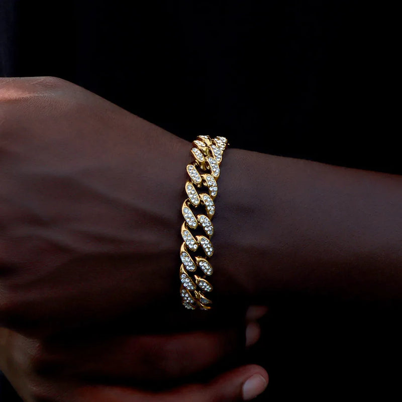Pulseiras masculinas de aço