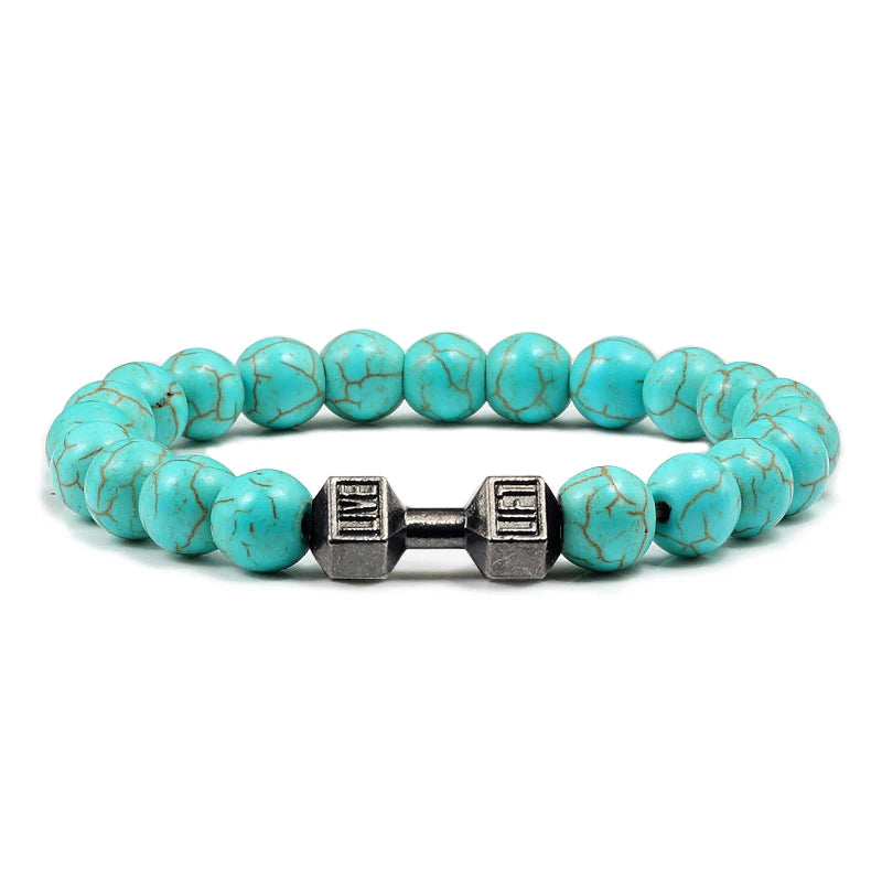 Pulseira de pedra vulcânica
