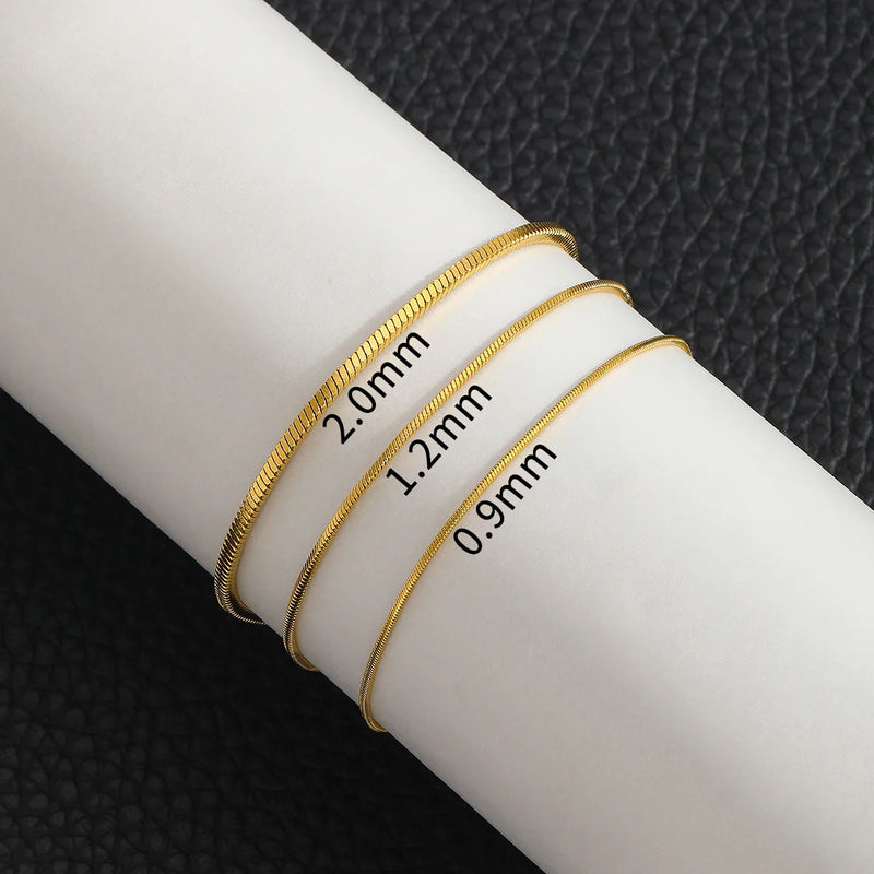 Pulseira simples de aço inoxidável