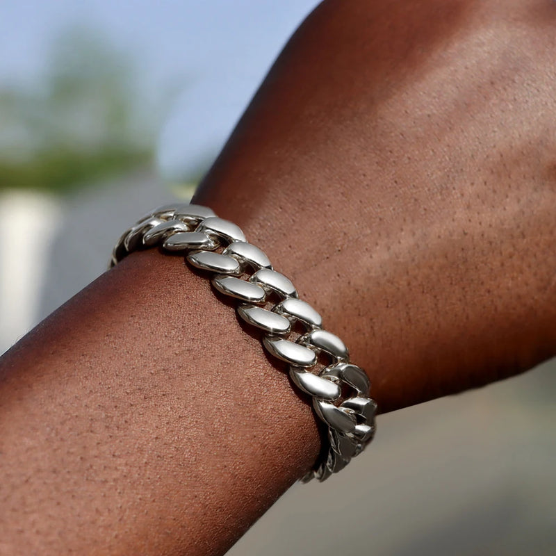 Pulseiras masculinas de aço