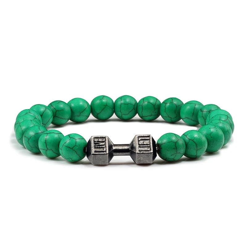 Pulseira de pedra vulcânica