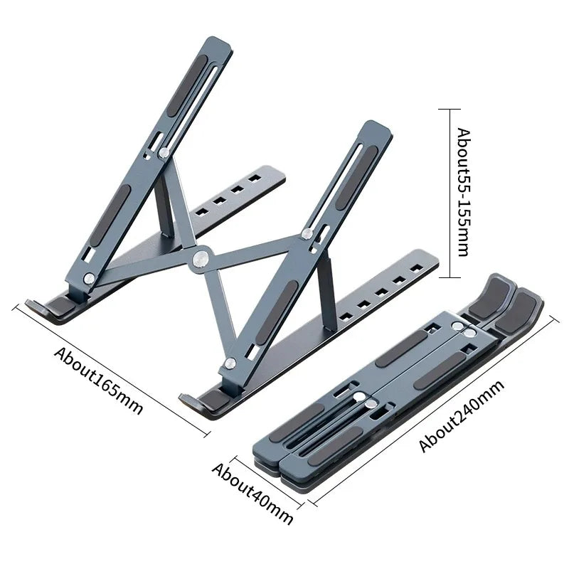 Suporte dobrável para laptop ajustável