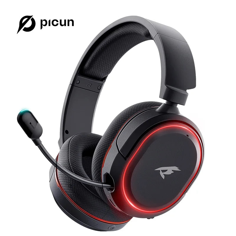 Fone de ouvido sem fio para jogos Picun G2 2.4G