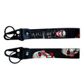 Chaveiro com Bico de Águia Estilo Halloween – Lanyard Porta-Crachá Anime/Mangá com Pingente USB e Acessórios Portáteis