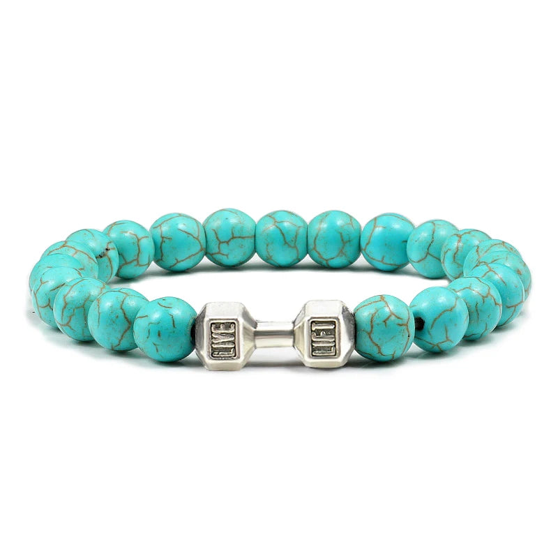 Pulseira de pedra vulcânica