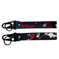 Chaveiro com Bico de Águia Estilo Halloween – Lanyard Porta-Crachá Anime/Mangá com Pingente USB e Acessórios Portáteis