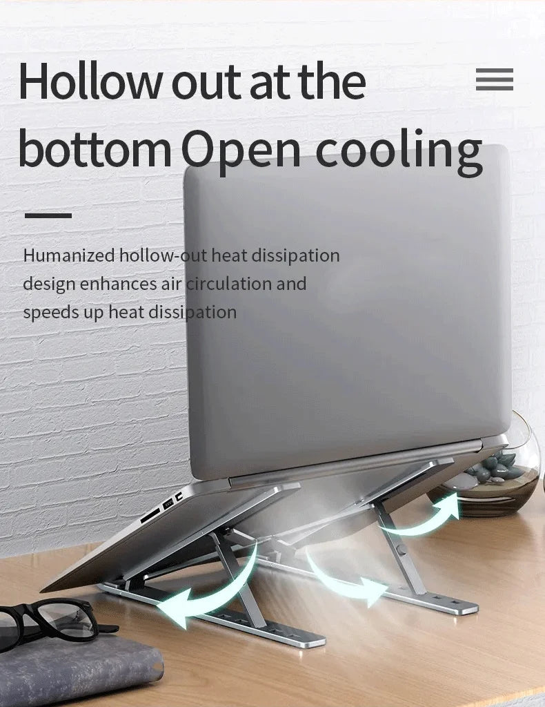 Suporte dobrável para laptop ajustável