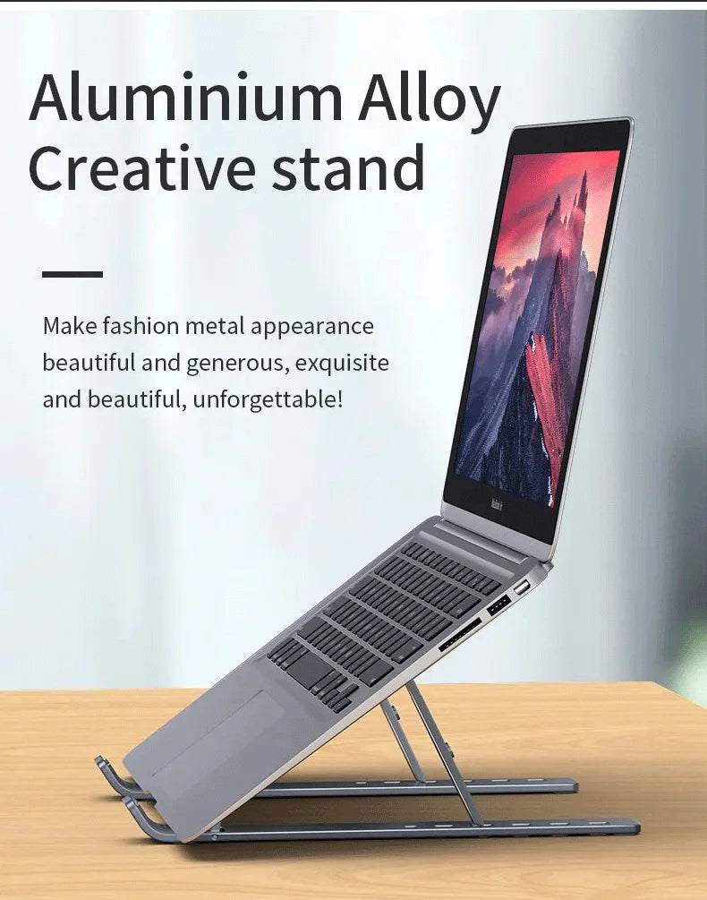 Suporte dobrável para laptop ajustável